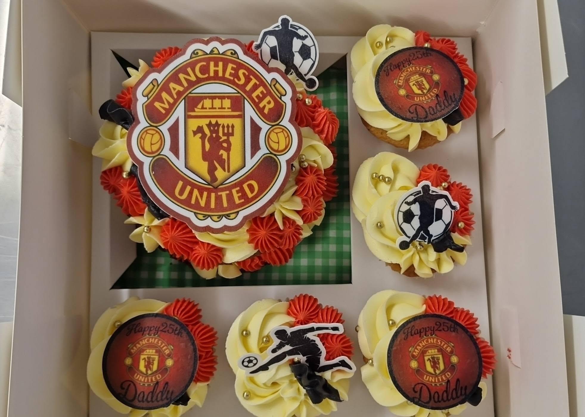Match-day cupcake box